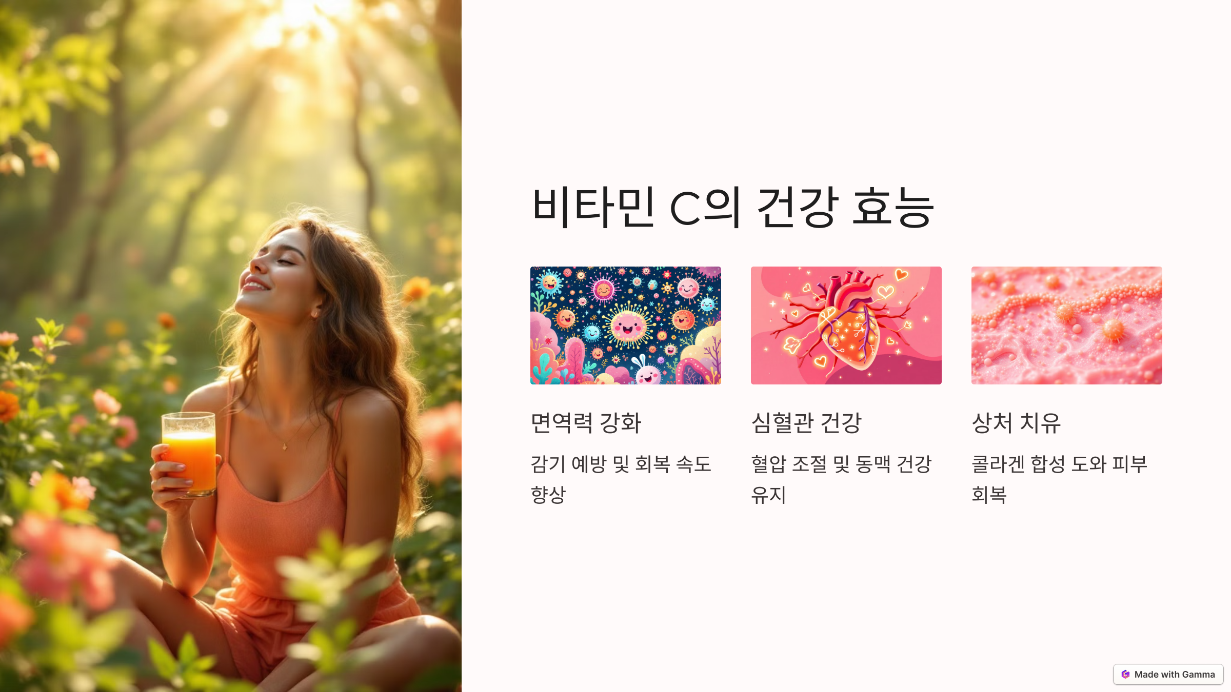 비타민 C 관련 이미지