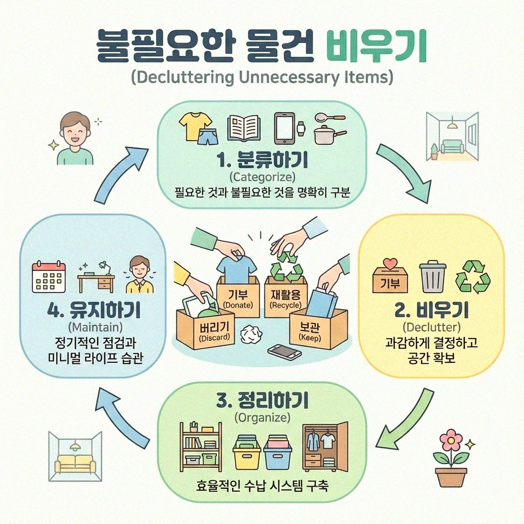 책상 위 물건을 깔끔하게 정리하는 마법 같은 방법들