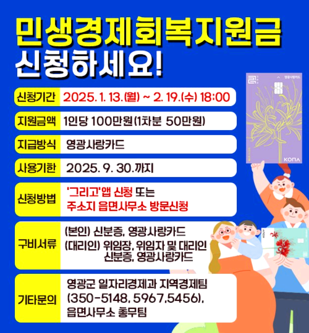 민생 안정 지원금