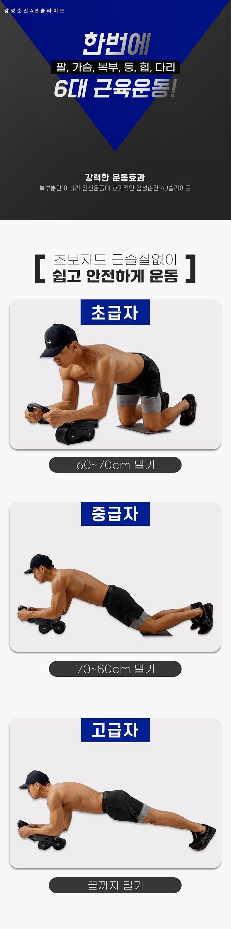 AB슬라이드 고르는법 1휠 vs 4휠 비교