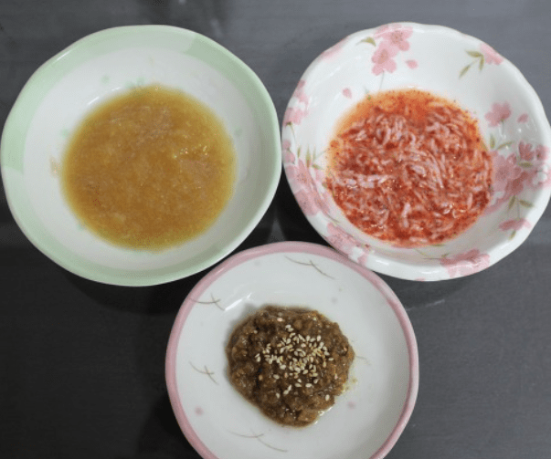 수육맛있게 삶는법-소스 만들기