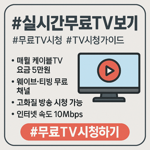 실시간무료TV보기