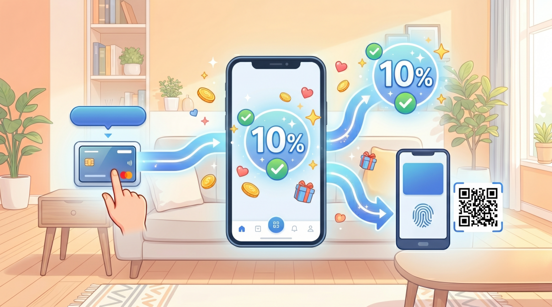 수원페이 앱 카드 등록, 인센티브 확인, 사용 방법 3단계 인포그래픽