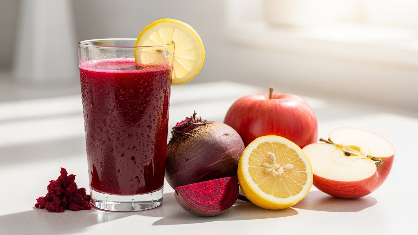 비트 사과 레몬