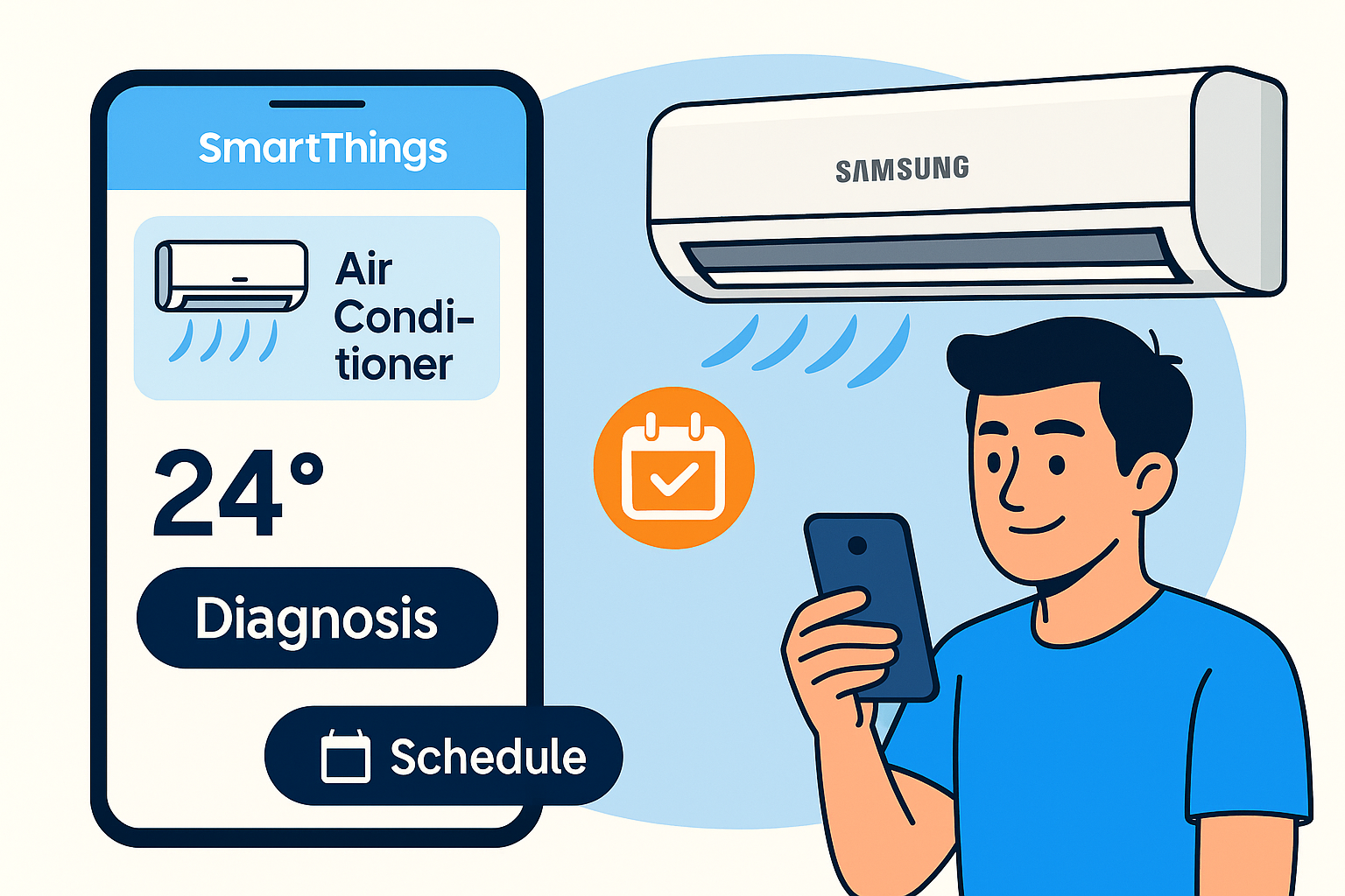 스마트싱스 앱과 삼성 에어컨 연동 &ndash; 진단 기능 소개 예고