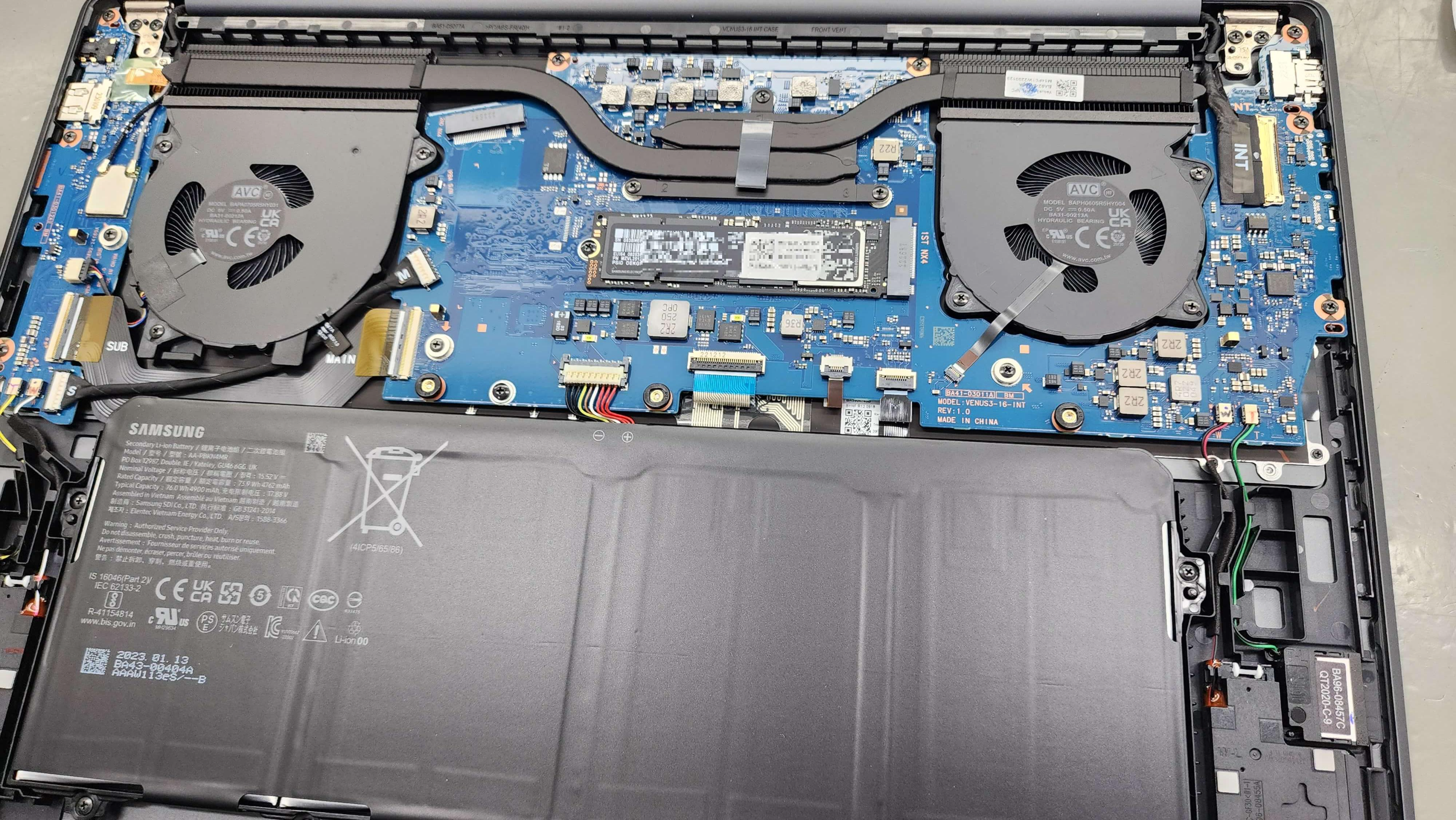 갤럭시북3 하판