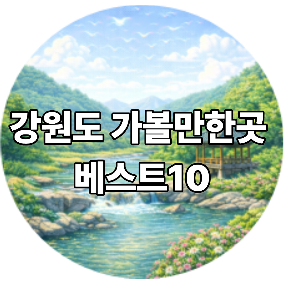 강원도 가볼만한곳 베스트10