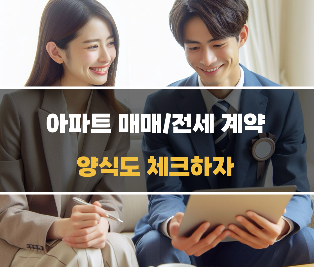 아파트 매매 전세 계약서 양식