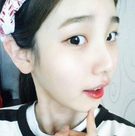 수지 중딩시절 데뷔