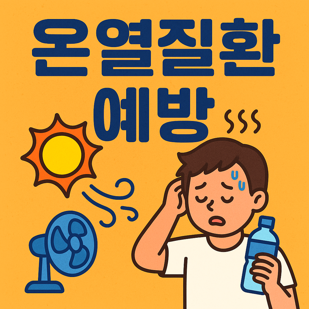 여름 폭염 건강수칙! 온열질환 예방과 시원하게 여름 보내는 법