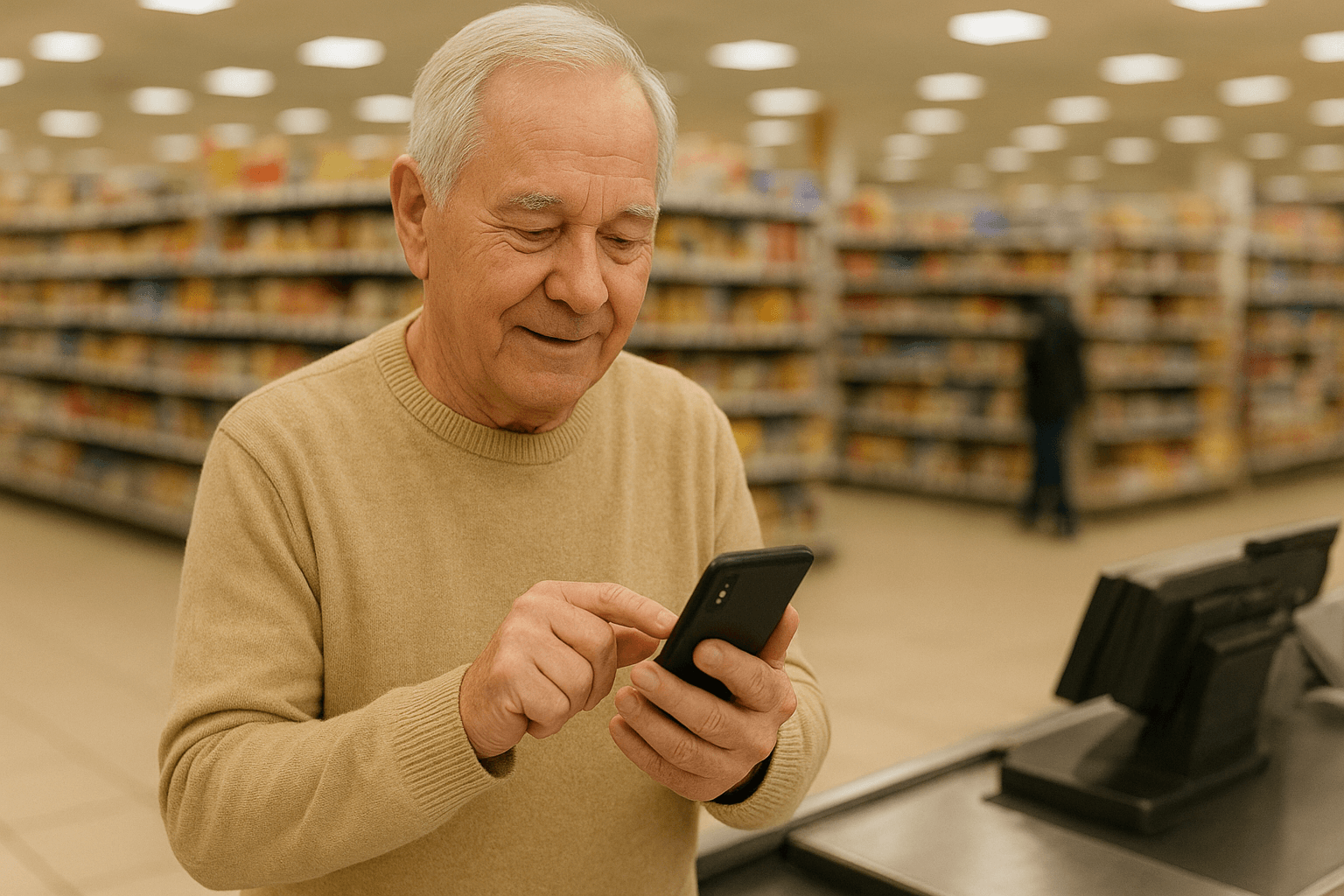 노인 대상 디지털 기기 활용 교육법: 쿠폰·적립 앱