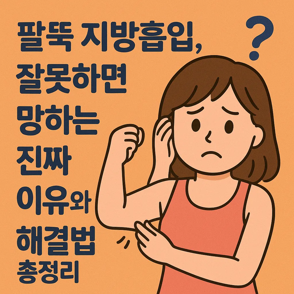 팔뚝 지방흡입, 잘못하면 망하는 진짜 이유와 해결법 총정리