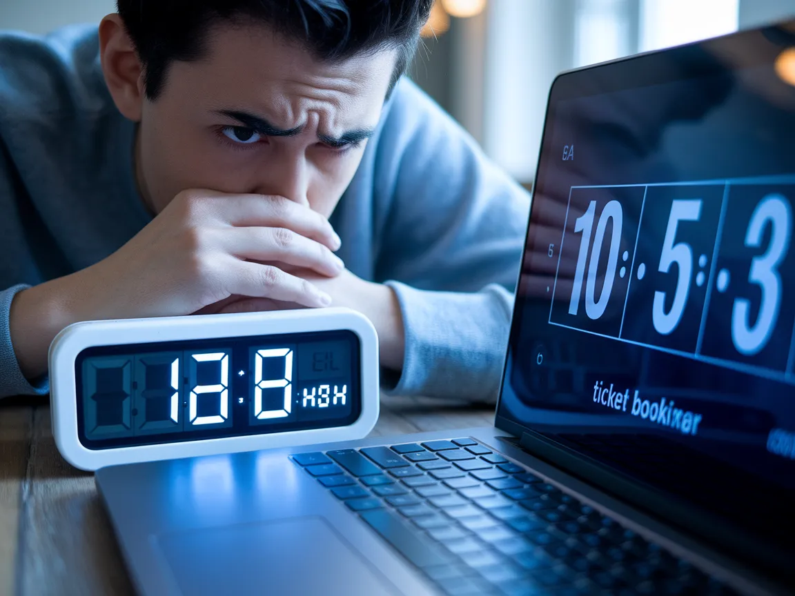 판매 시작 시간 맞추기