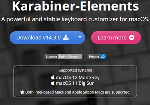 Karabiner 사용방법