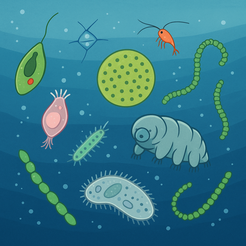 해양 미생물의 생태적 역할 관련 사진