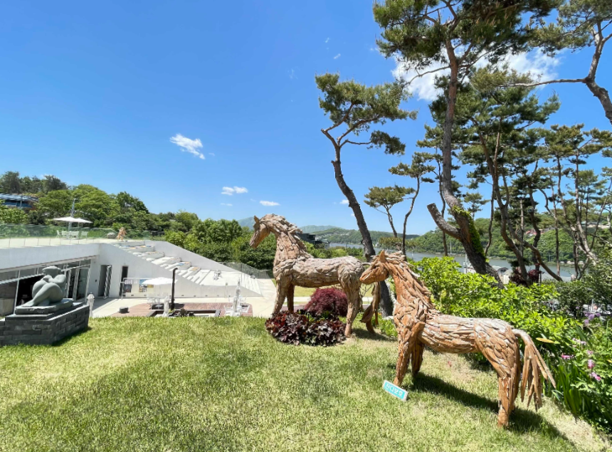 양평 갤러리 카페 카포레 야외정원