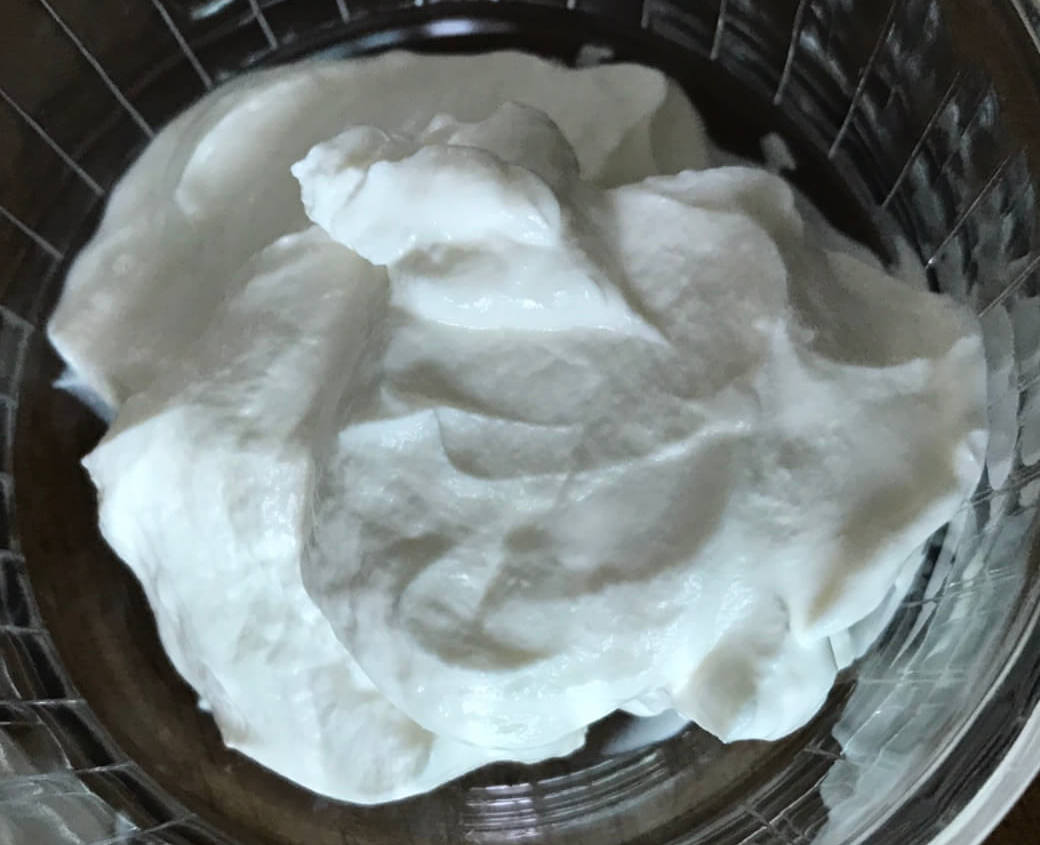 약간 꾸덕한 질감일 때