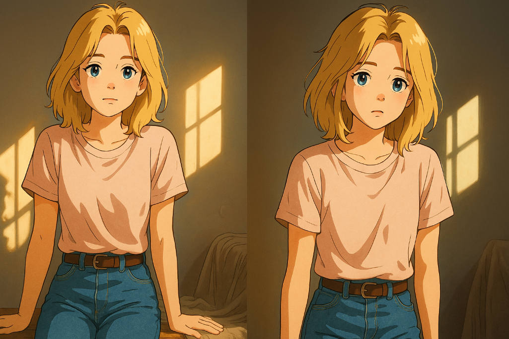 챗지피티를 통해 변환된 지브리 스타일 애니메이션 이미지1