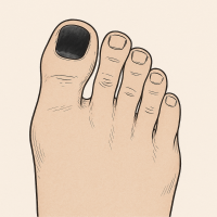 발톱이 검게 변하는 주요 원인들