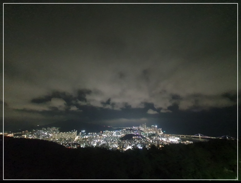 황령산 구름고개카페에서 본 전경 이미지