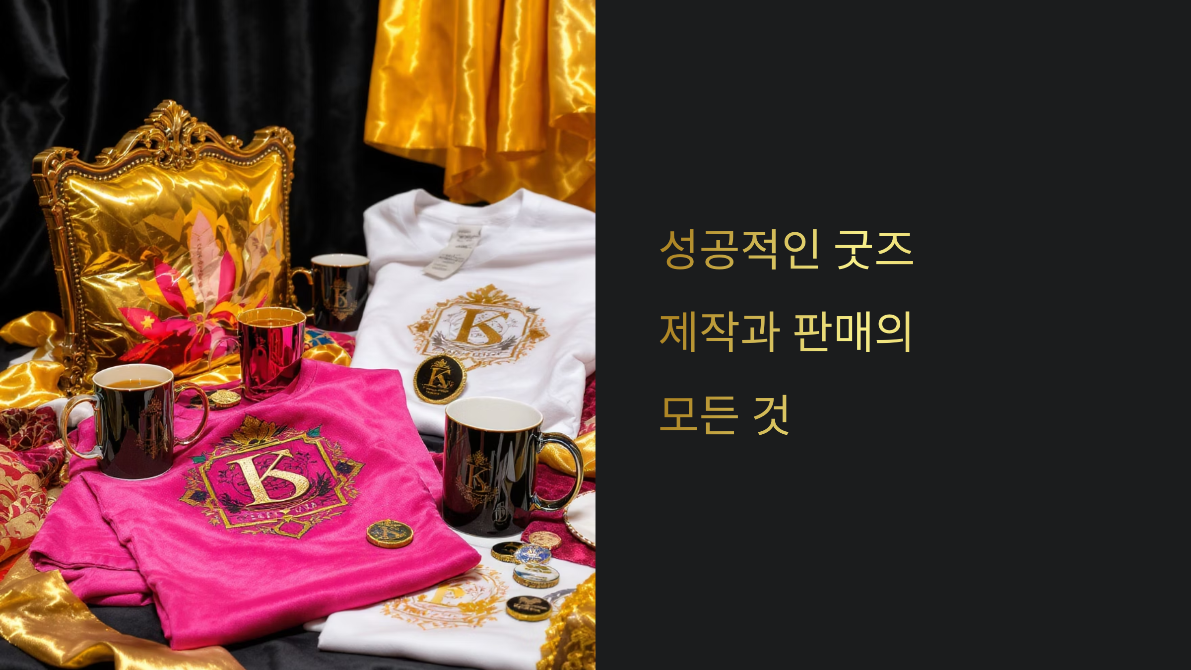 팬심 사로잡는 인플루언서 굿즈 판매법