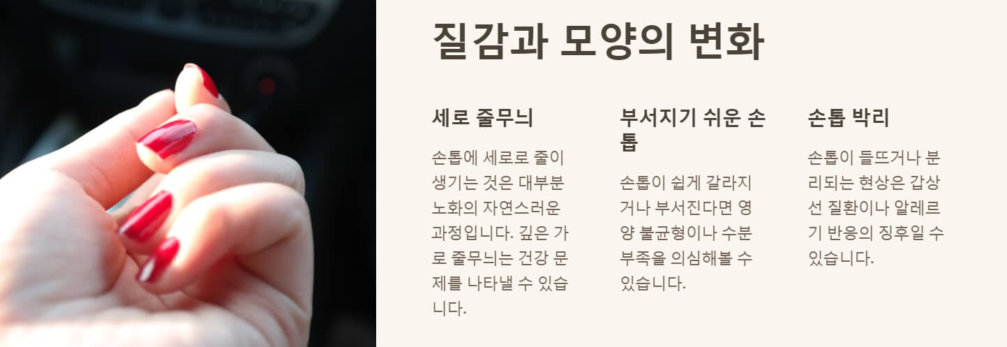 손톱으로 보는 건강상태