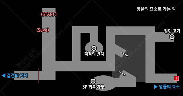 영물의 묘소로 가는 길 이미지