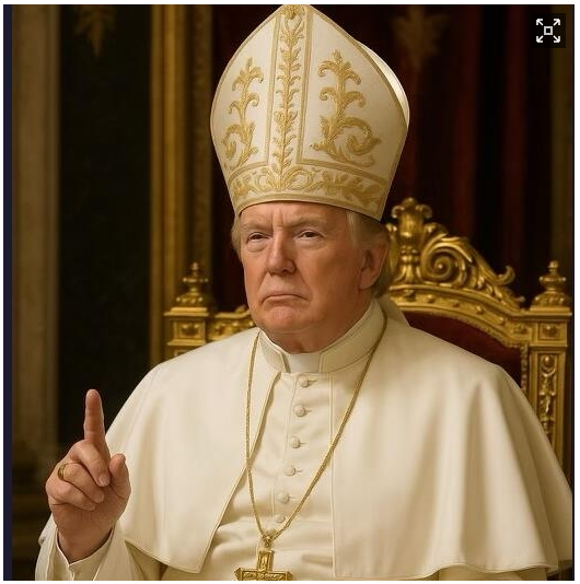 트럼프 교황됐다? 합성 이미지 논란