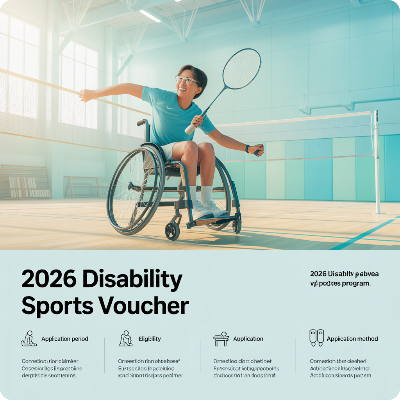 2026 장애인스포츠강좌이용권 신청기간&middot;신청방법&middot;지원대상 이미지