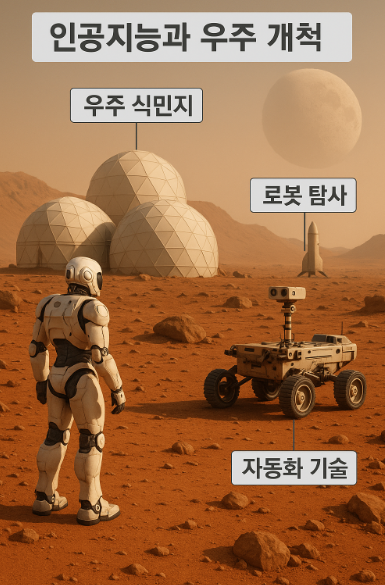 인공지능과 우주 개척 (우주 식민지, 로봇 탐사, 자동화 기술)