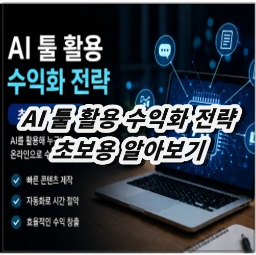 AI 툴 활용 수익화 전략 초보용 알아보기