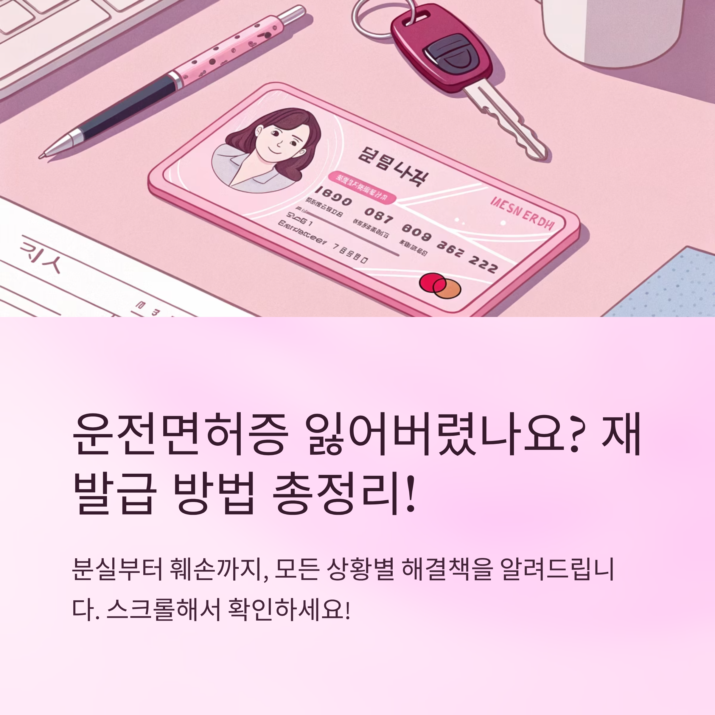운전면허증 재발급 방법 완전정리