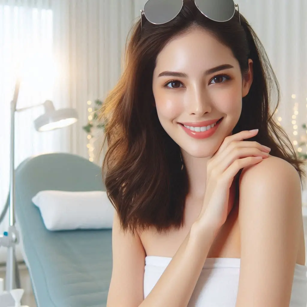 피부,체형관리 샵 배경