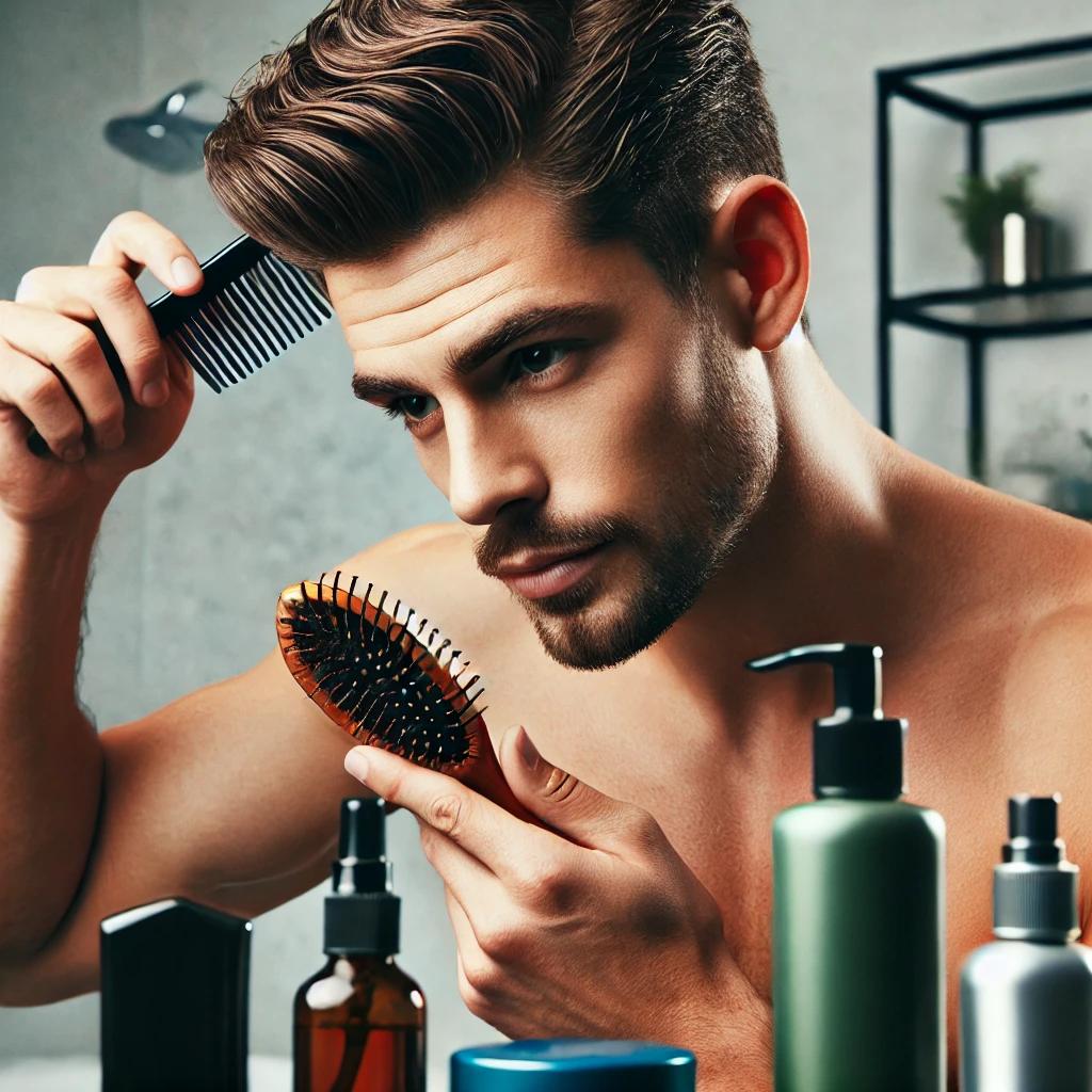 남자 머리 손질법