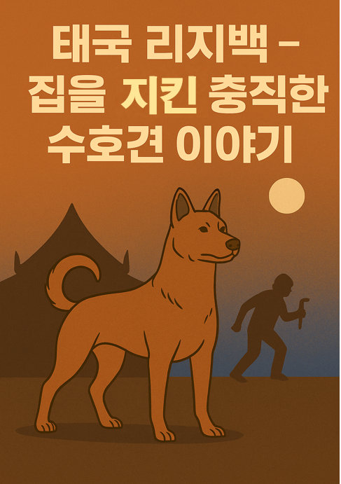 태국 리지백, 집을 지킨 충직한 수호견 이야기 이미지