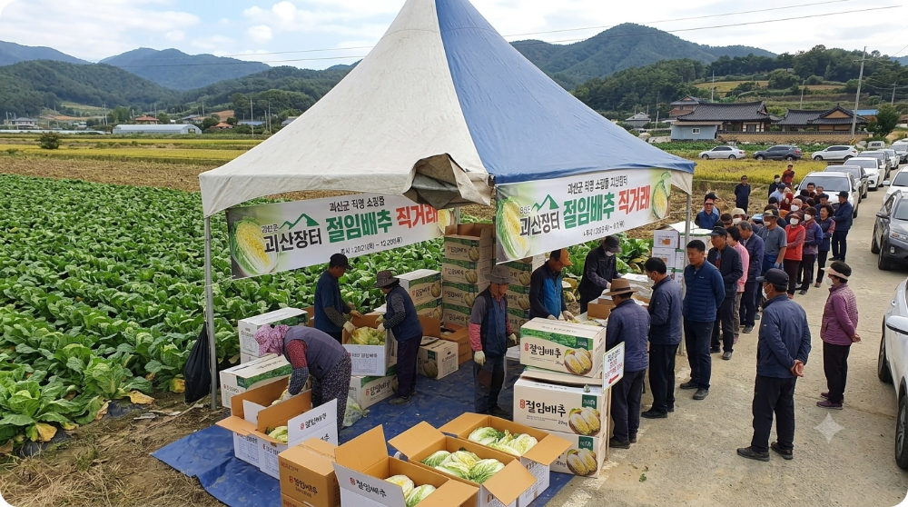 괴산 절임배추 20kg 직거래 이미지