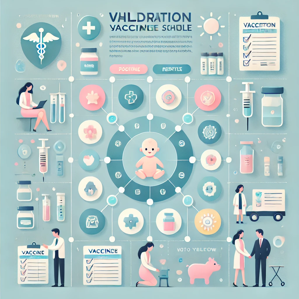 어린이 예방접종 관련 이미지