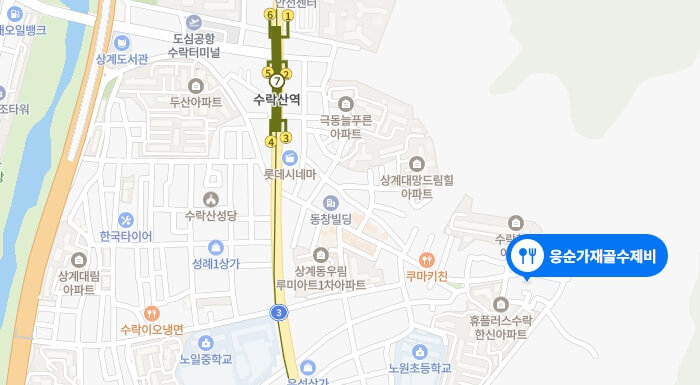 응순가재골수제비-위치