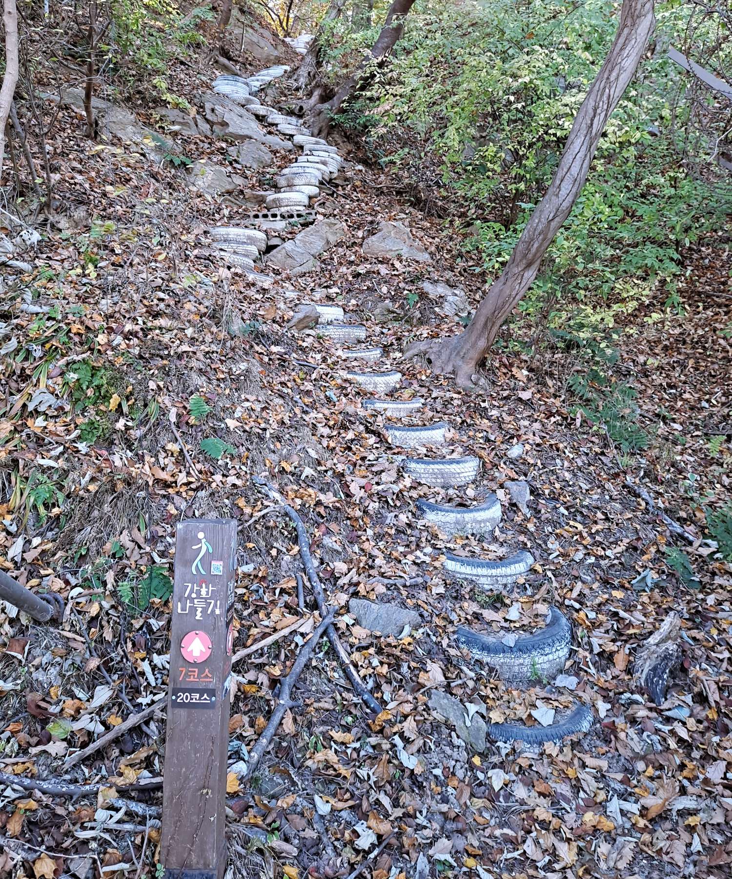 북일곶돈대 가는계단