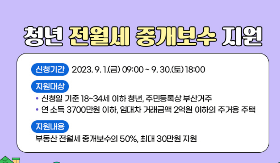 부산 청년 전월세 지원