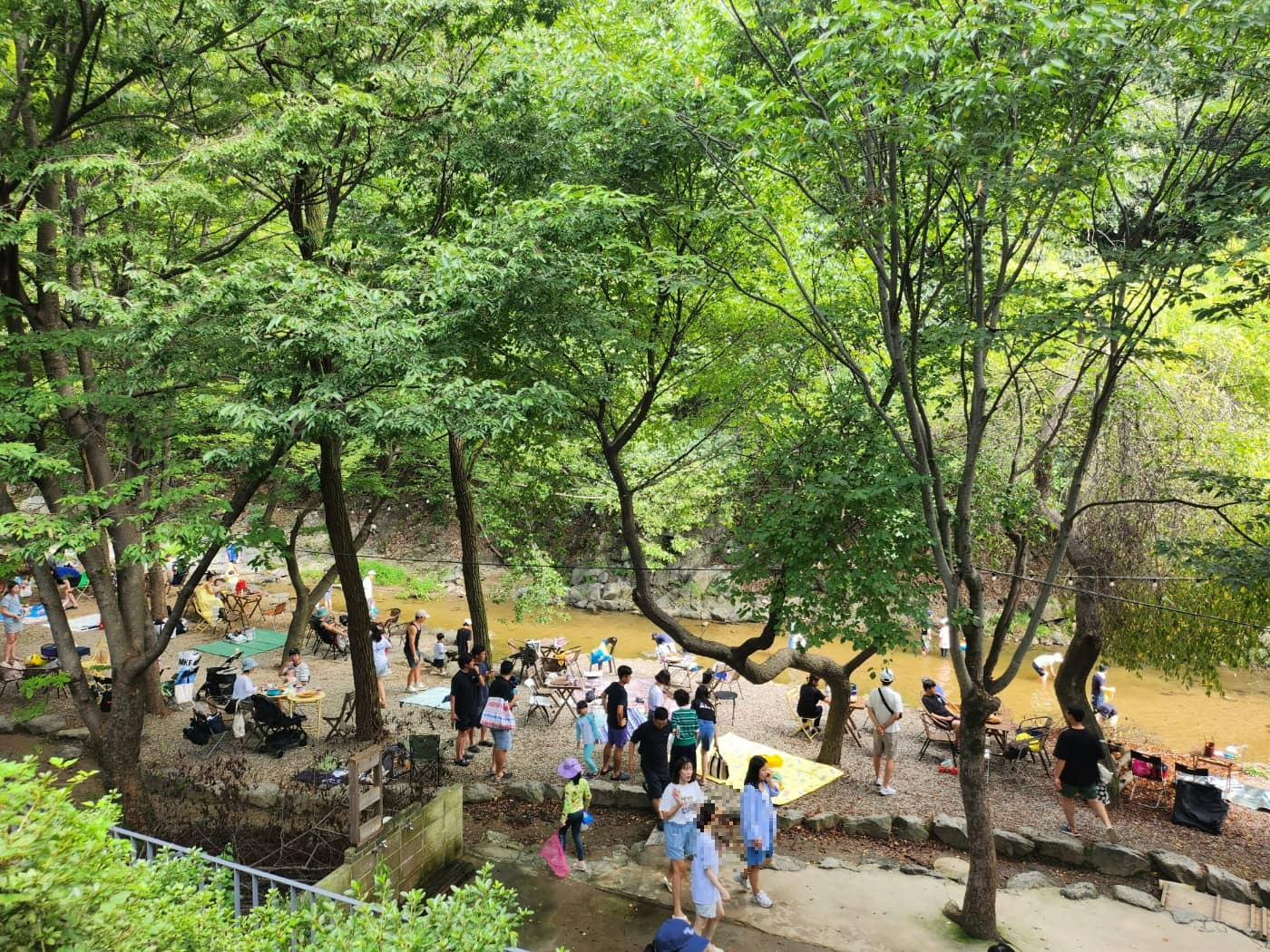 남한산성 개울테라스 계곡 카페