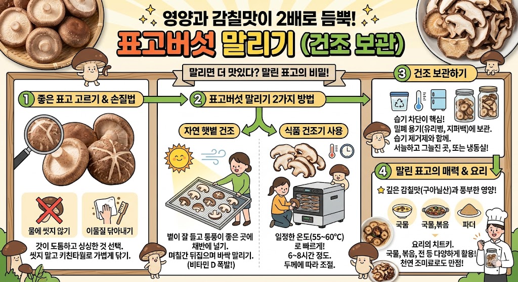 표고버섯 보관방법