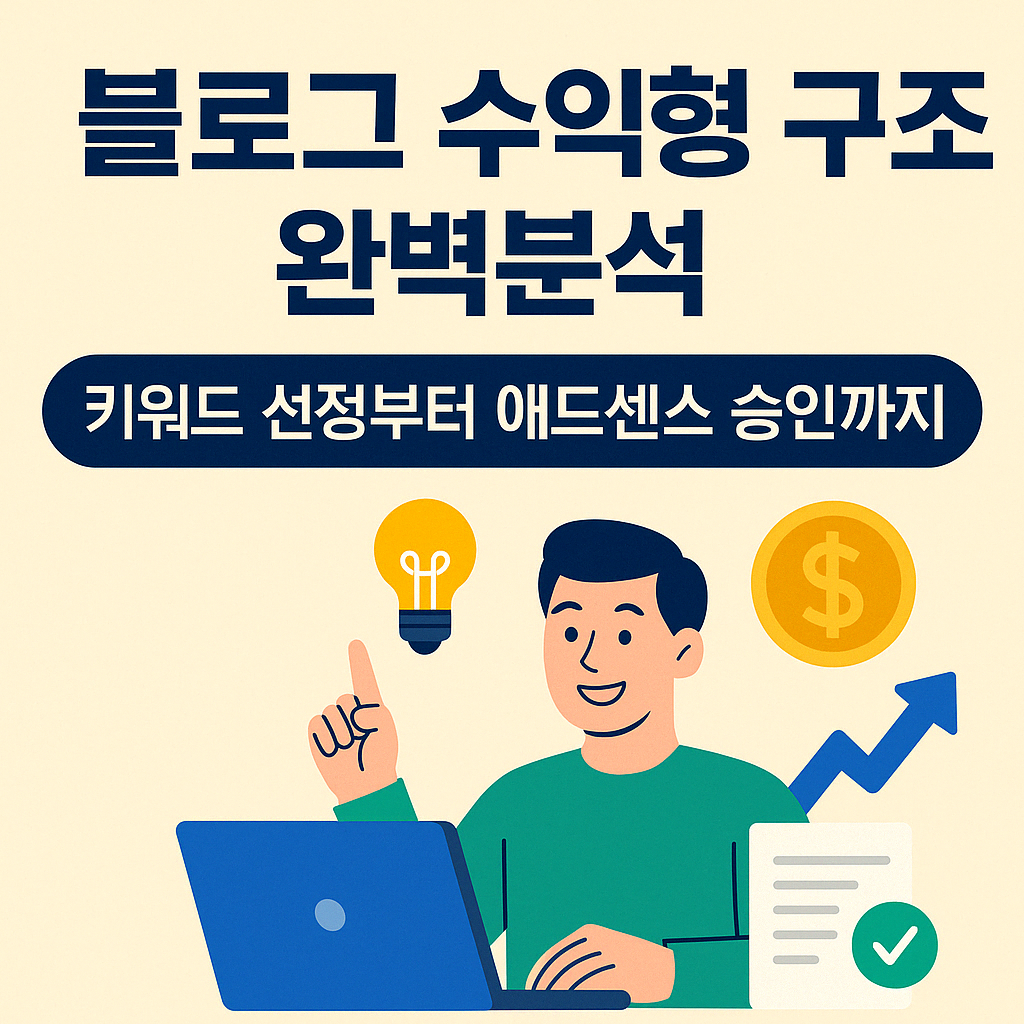 블로그 수익형 구조 완벽분석