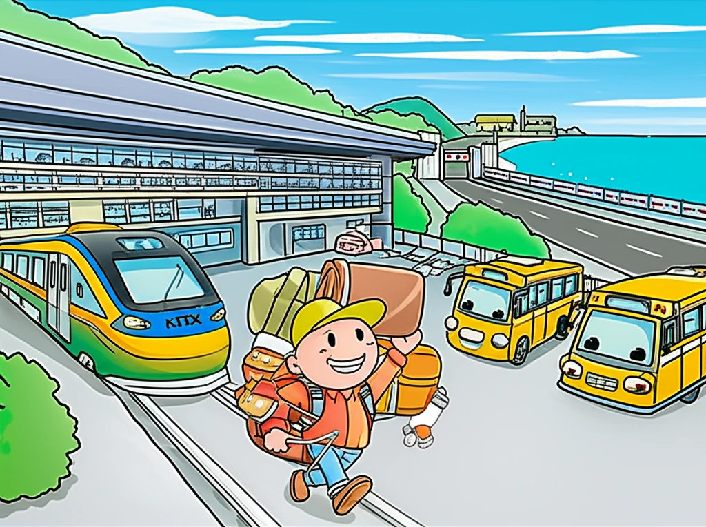 동해역에서 삼척 시내 이동 방법 및 ..