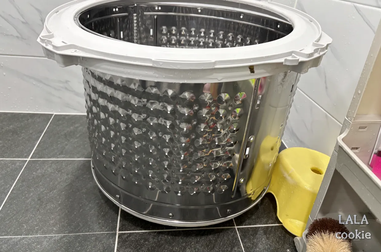 세탁기-청소-후-깨끗해진-부품