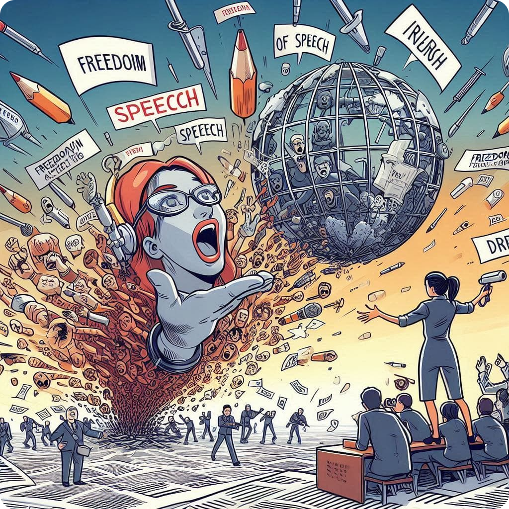The relationship between social change and press freedom