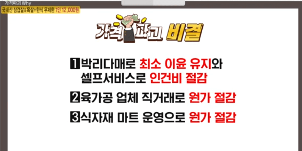 생생정보통 맛집 가격파괴 비결