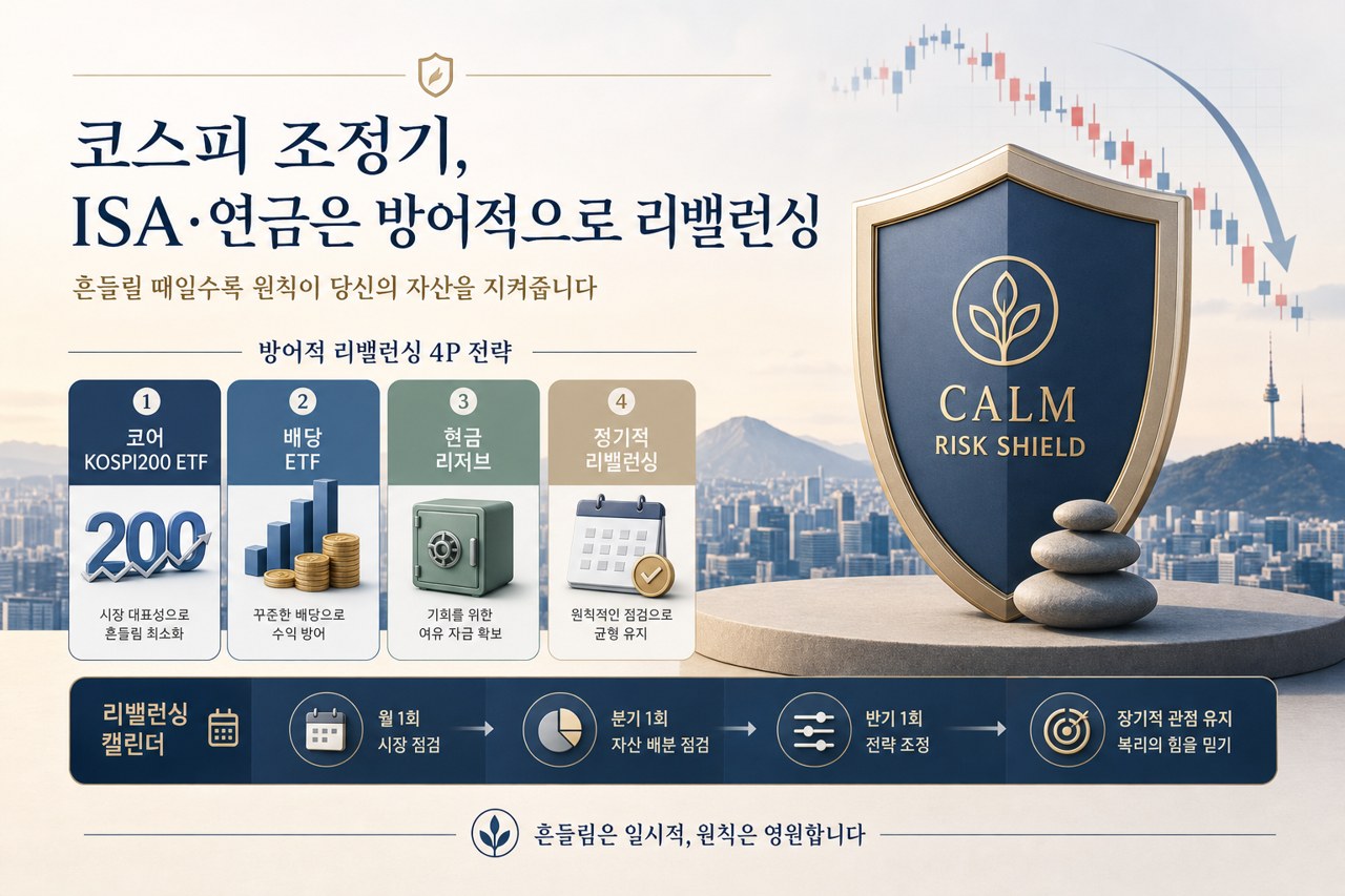ISA 연금 코스피 조정장 리밸런싱 체크리스트 이미지