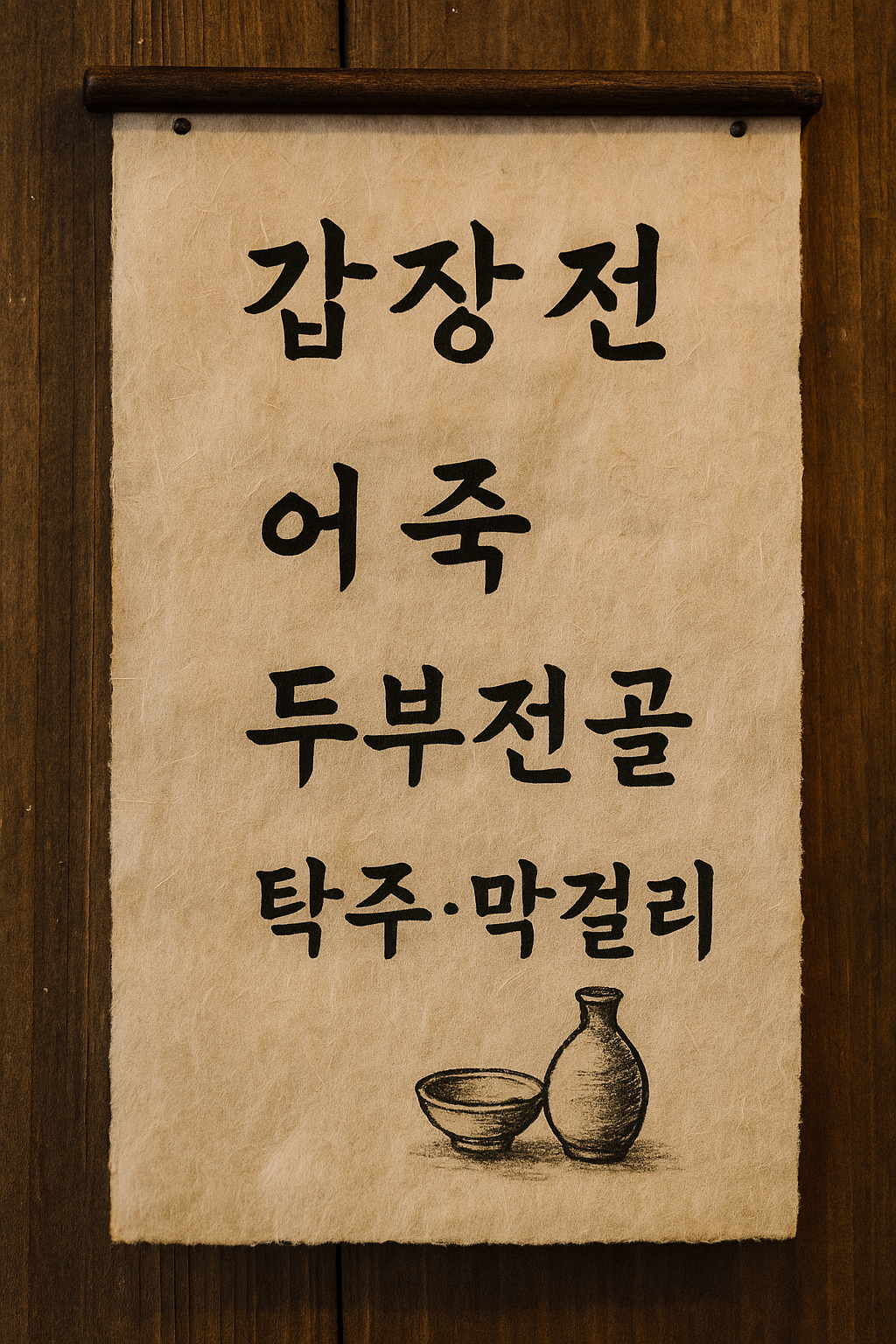 메뉴판