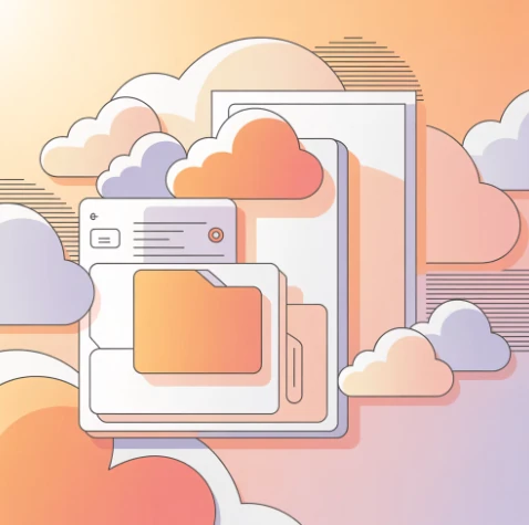 네이버 밴드 여러 파일 동시 업로드 예시 일러스트